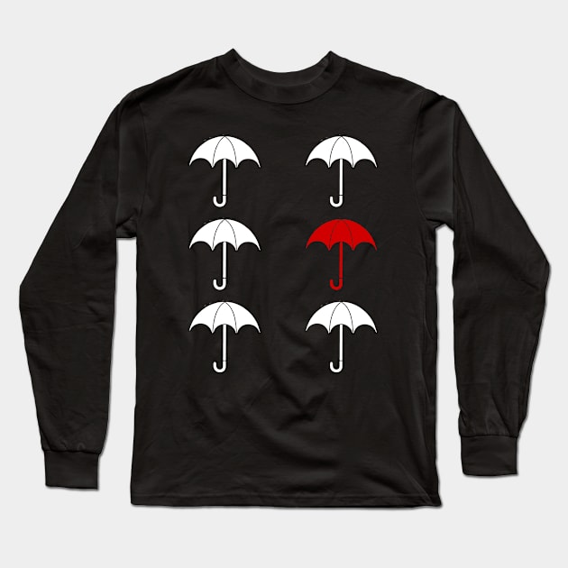 six umbrella Long Sleeve T-Shirt by gochiii